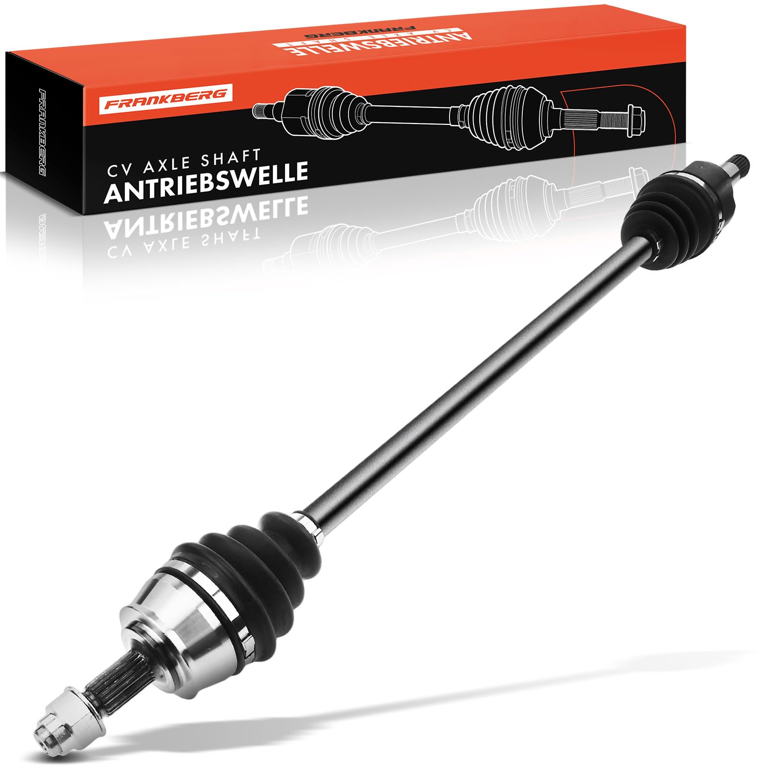 Frankberg Semiasse Albero di trasmissione MT senza ABS Ring Asse Anteriore Destra Compatibile con Cono 955 Fiorino Combi/MPV 225 Grande Punto 199 Punto 199 Punto Evo 199 Replace# 55700557