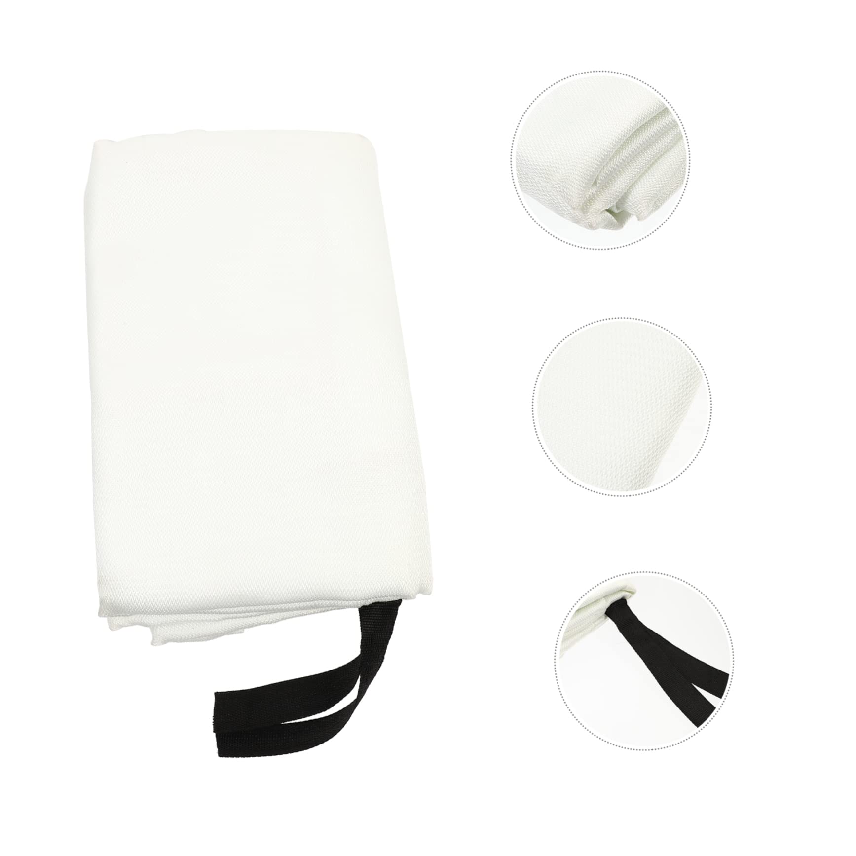Abaodam Manta Ignífuga Ligera de Fibra de Vidrio 1,8x1,8 M Resistente al Fuego Manta de Emergencia Portátil para Cocina y Camping Protección Térmica y Antiincendios
