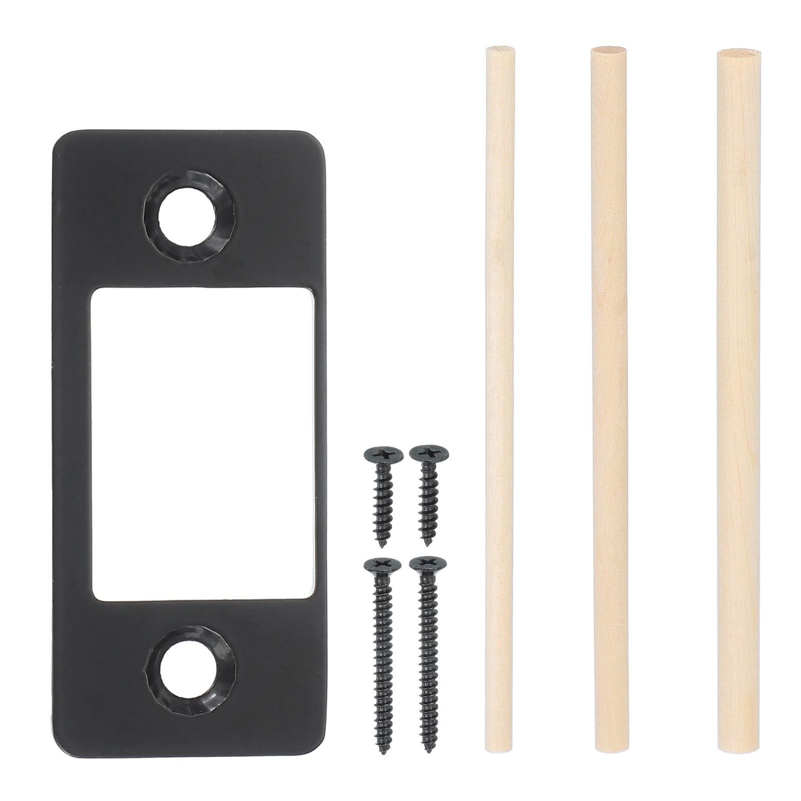 PATIKIL 1" x 2.24" Deadbolt Strike Plate