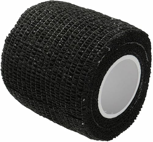 Miniatura 3 de Tatmax - 24 rollos de 2 pulgadas x 5 yardas, color negrocamuflaje Sensi Wraps cubierta de agarre autoadhesivo coherente rollos de vendaje cinta