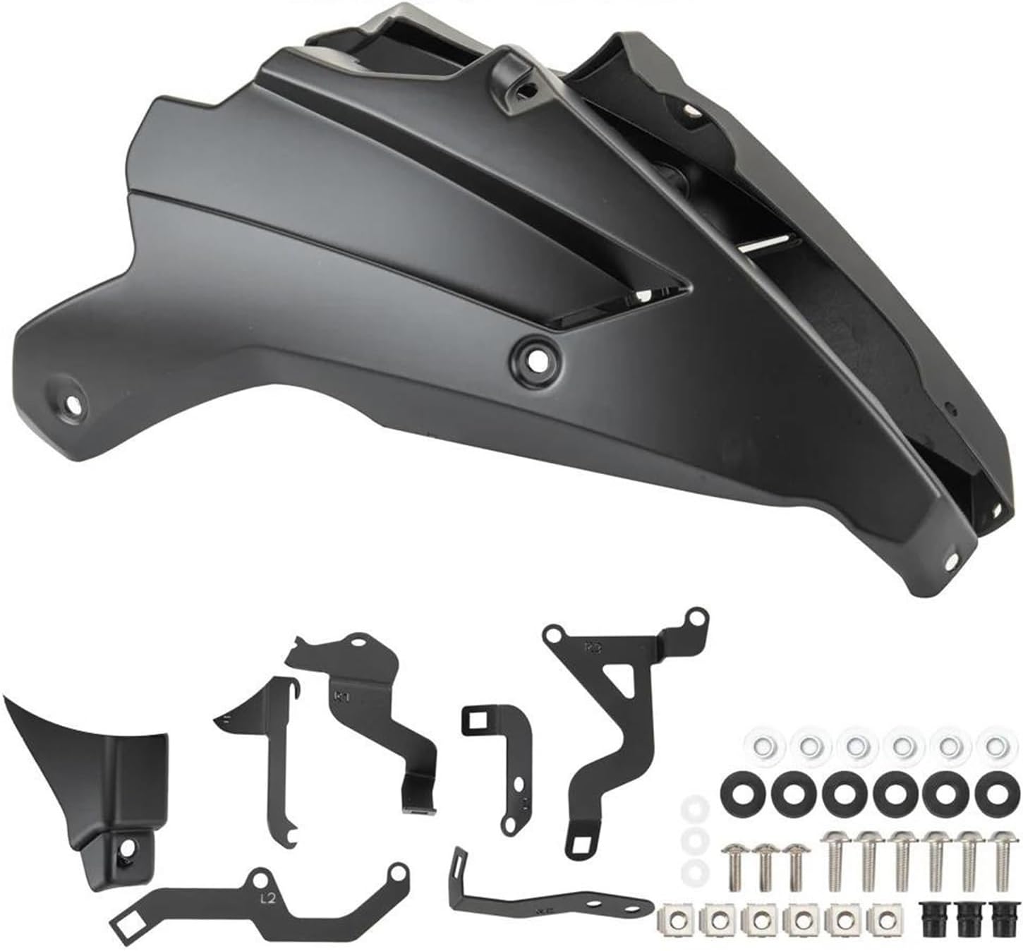 HOLIV Motorcycle Motorcycle Belly Pan Protector Lower Engine Chassis Guard Skid Plate Spoiler Cover For Z900 2017 2018 2019 Accessories(Black)