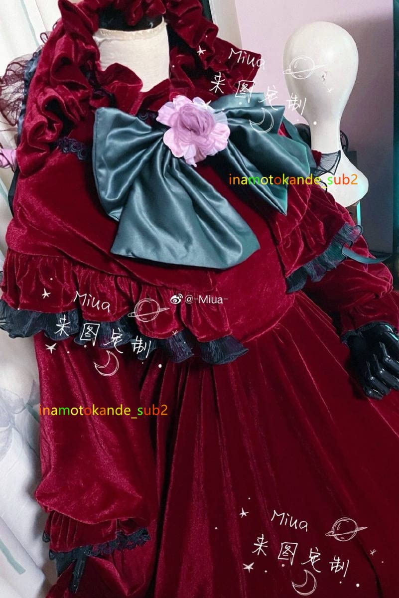 Amazon.co.jp: ローゼンメイデン 真紅 ロリータ コスプレ衣装+帽風