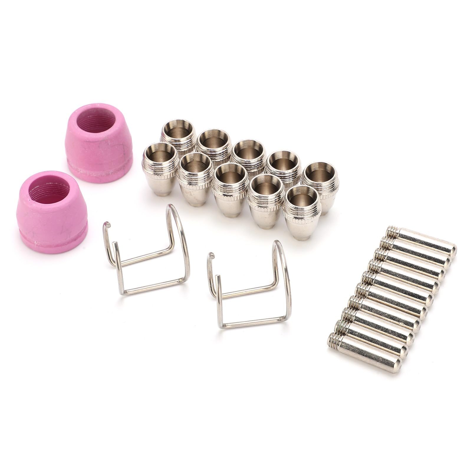Kit de consumibles de corte por plasma, electrodos SG 55 AG 60 WSD 60, puntas, boquilla de cerámica, calor, fácil instalación, para usuarios de antorchas de plasma (95pcs)
