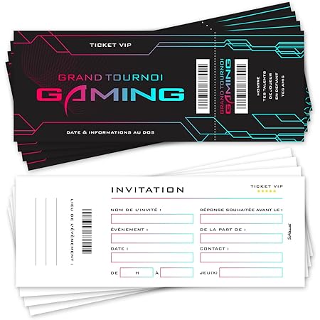 Lot De 12 Cartes D'invitation Pour 6e Anniversaire D'enfant - Sixième Anniversaire - Football - Avec 12 Enveloppes, 12 Sachets / Pétrole - 12 Autocollants, 12 Marque-pages - 12 Blocs