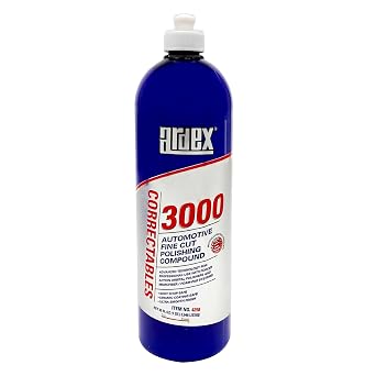 Ardex Correctables 3000 Fine Cut Compound | Scratch & Swirl Remover Hybrid Compound & Polish, 32 oz | Made in USA