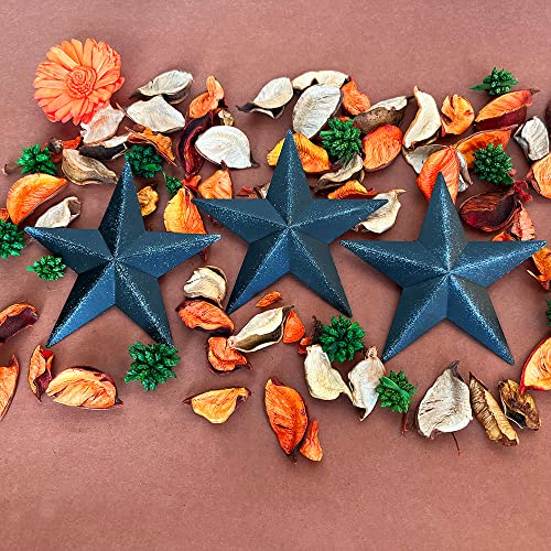 10 Piece 3.8 Inch Metal Star, Barn Star For Home Decoration, Hanging Wall Decor For House, Iron Vintage Wall Arts And Crafts, Christmas Indoor Outdoor Decorations (Black) #TOP7