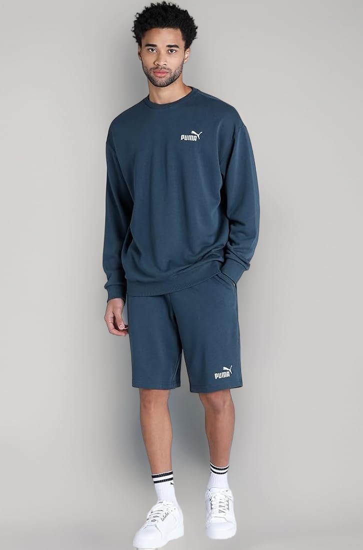 Buy Puma Mens Relaxed Sweat Suit, Dark Night, L (67330816) at Amazon.in