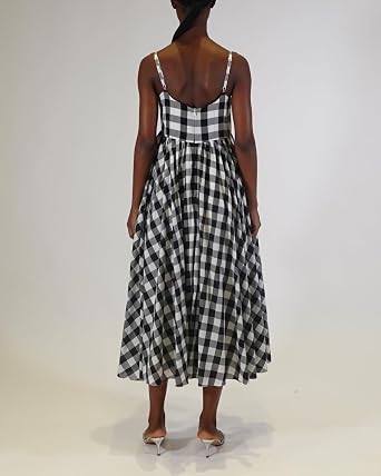 Rachel Gingham Midi