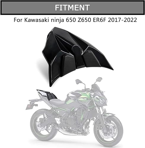 Miniatura 2 de Cubierta del capó del asiento del pasajero trasero para asiento de pasajero individual carenado sección de cola para Ninja 650 Z650 2017 2018 2019