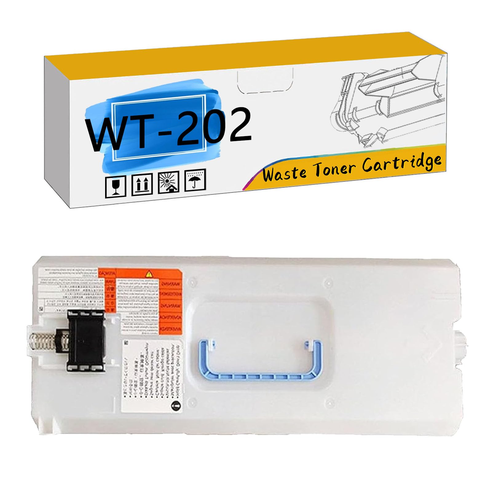 WT-202 WT202 Waste Toner Box Compatible Canon ImageRUNNER Advance DX 6000i C3725i C3730i C3826i C3830i C3835i C5735i C5740i C5750i C5760i C5840i C5850i Printer Black