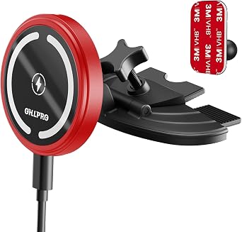 OHLPRO CD Slot Magsafe Car Mount Charger for iPhone 17 Wireless Car Charger