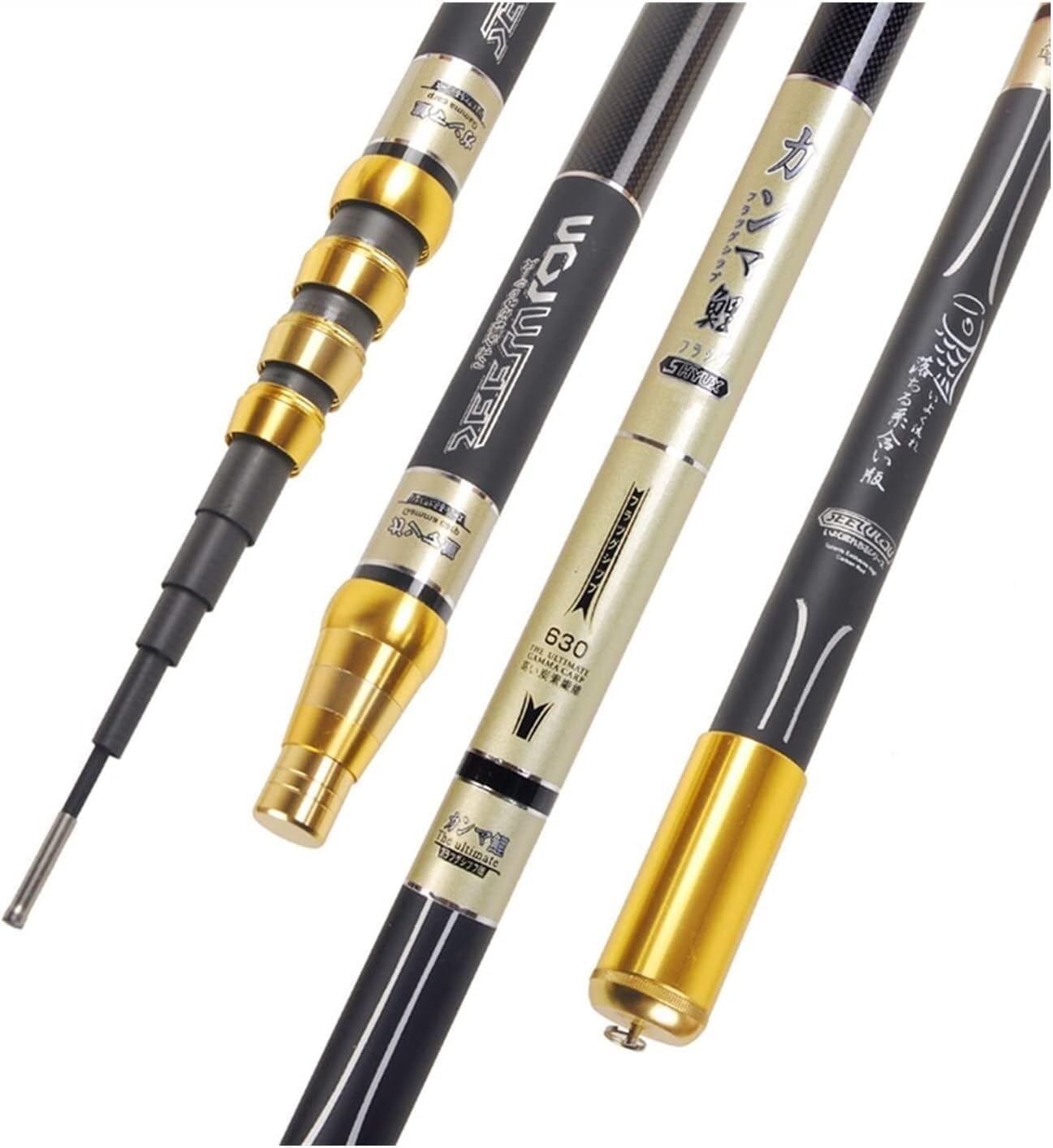 Amazon.com : Telescopic Fishing Rods Carbon Fibre Hard Carbon Fibre ...