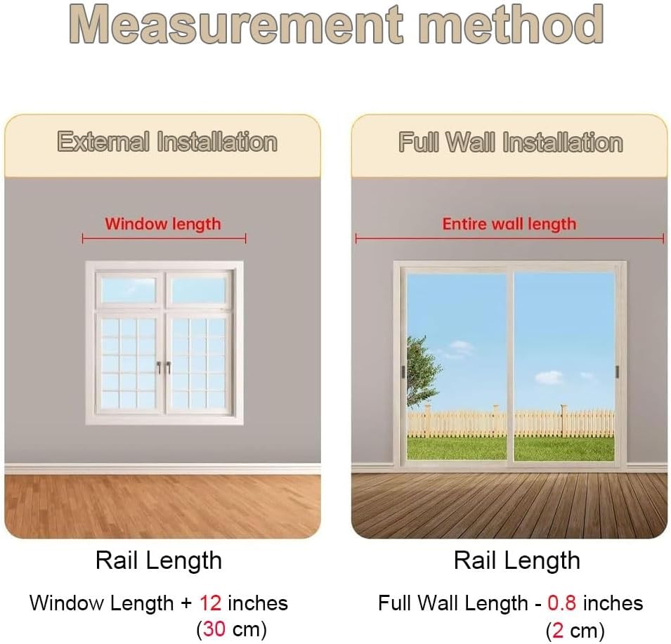Curtain Track, Curtains Rails Set for Window, Wall Mount Track with Silent Rollers, Aluminum alloy, Curtain Rod for Room Divider, Hospital 6.9/7.2/7.5/7.9/8.2/8.5 FT(Black,3.90 m (12.8 ft))