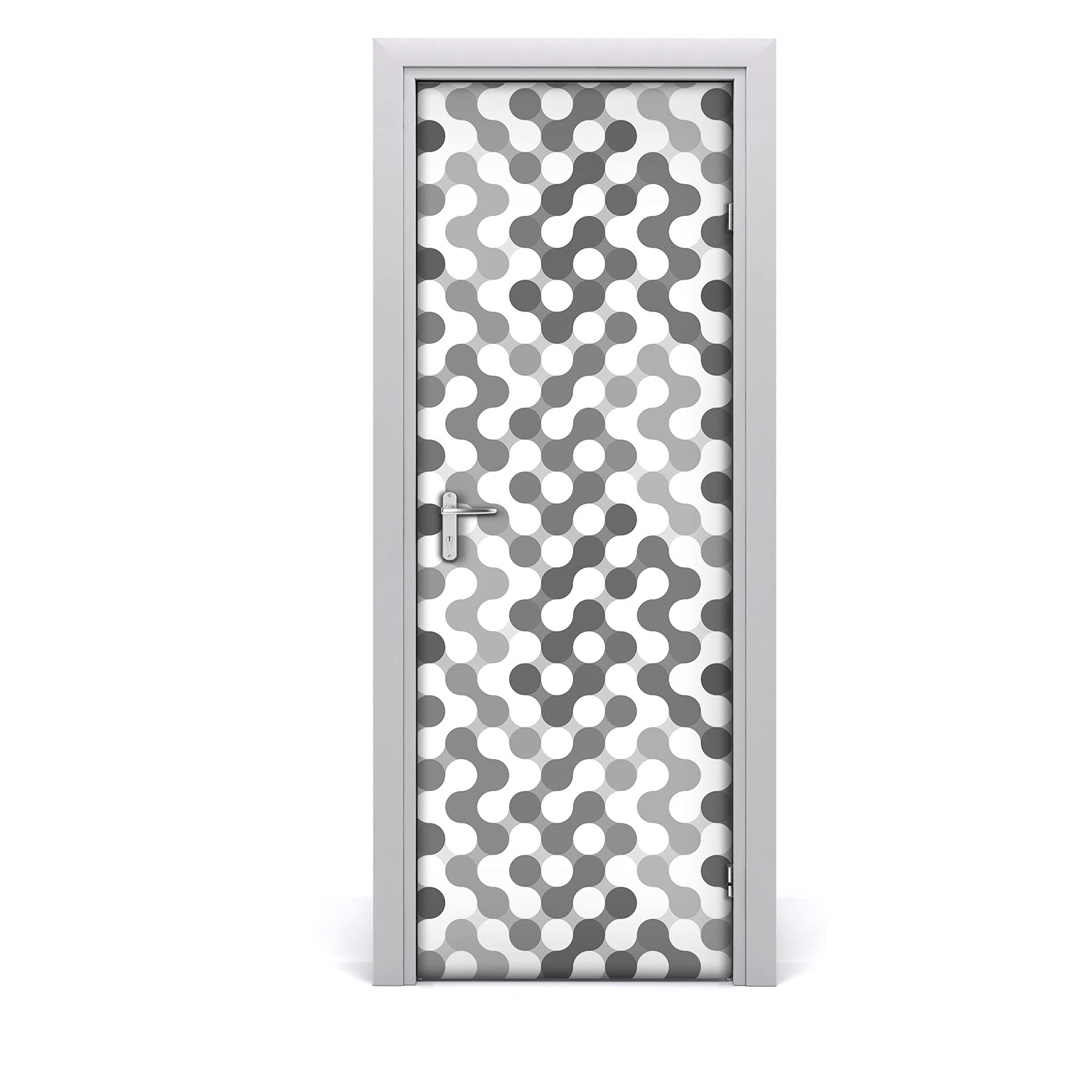 Autocollant de porte 70x200cm papier peint étiquette Magic-Stick Cercles