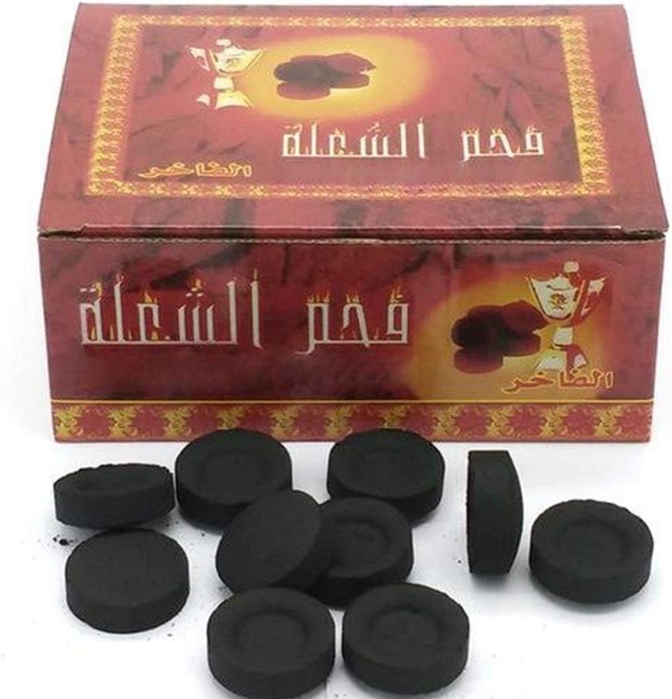Instant Light Round Hookah Shisha Charcoal Tablets (33mm