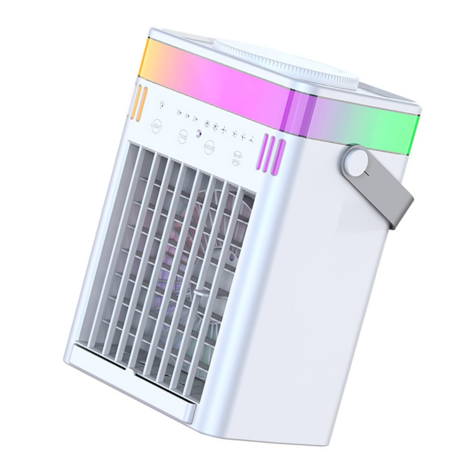 Humidificateur de bureau et ventilateur de table portable silencieux à 3 vitesses pour la maison