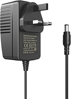 ZOSI 12V 2A 2000MA UK CCTV Power Supply Adapter AC 100-240V to DC 12V Transformer 2.1mm X 5.5mm with 4ft/1.2m Lead, for LCD, Router, Security Camera, Home Surveillance System
