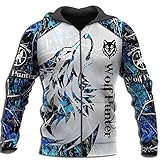 Blauweiße Oberteile: 92% Polyester und 8% Elasthan, lange Ärmel, verstellbarer Kordelzug, vordere Känguru-Tasche, Twill-Taped / O-Hals.