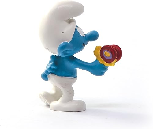 Miniatura 9 de Schleich Pitufos, juguetes coleccionables retro de dibujos animados para niños y niñas, figura de juguete con letrero, a partir de 3 años