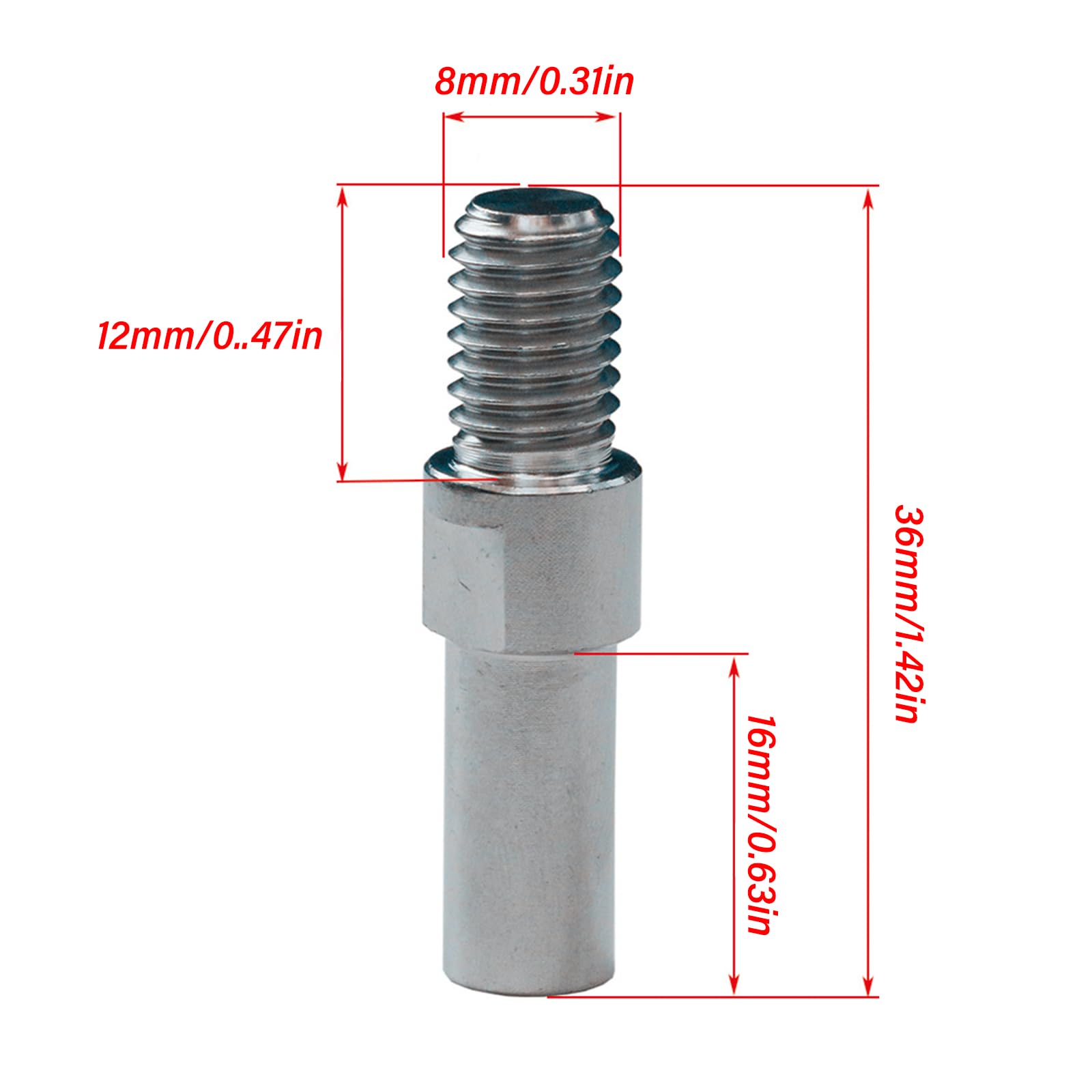 Viti Freno Bicicletta 8mm - Perni Forcella Per MTB E Bici Pieghevoli - Foto 9