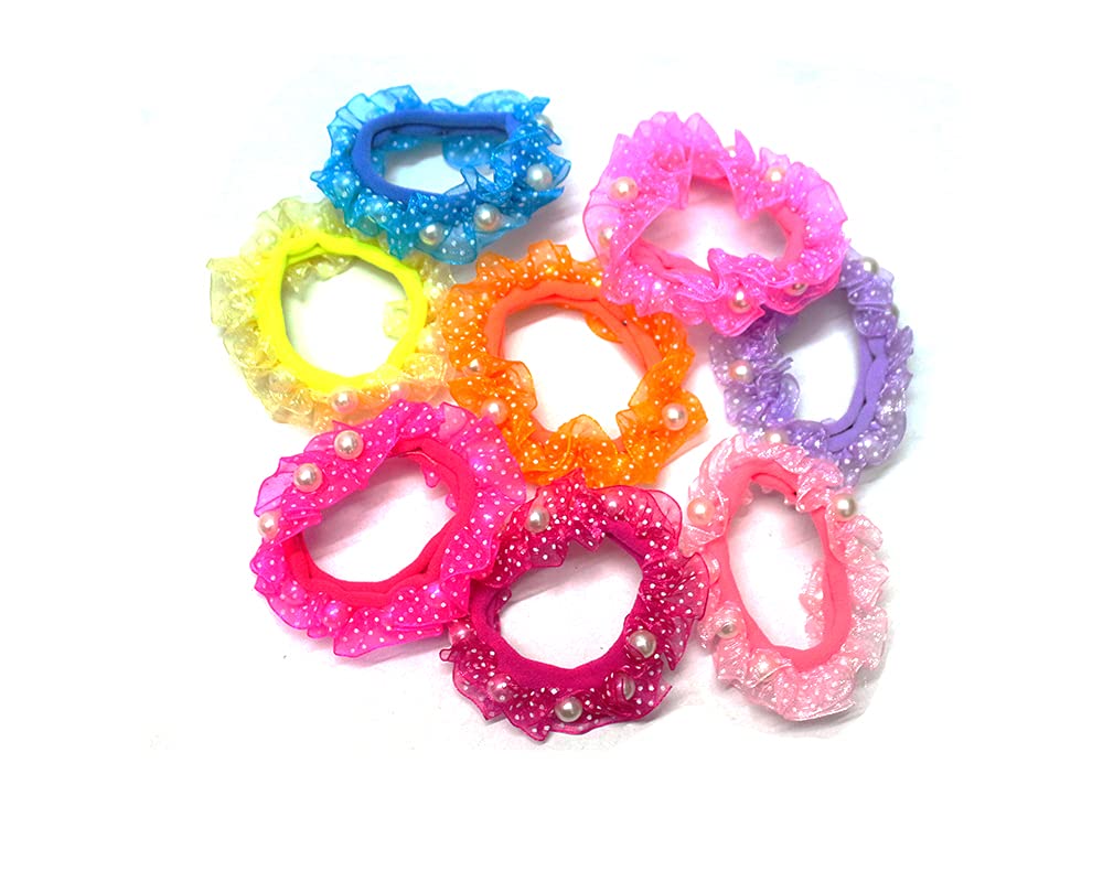 Kalaneet 8pcs Multi-Color Pearl Beads Finishing Hair Rubber Bands for Girls and Womens (B09CMSM2FQ) Amazon Price History, Amazon Price Tracker
