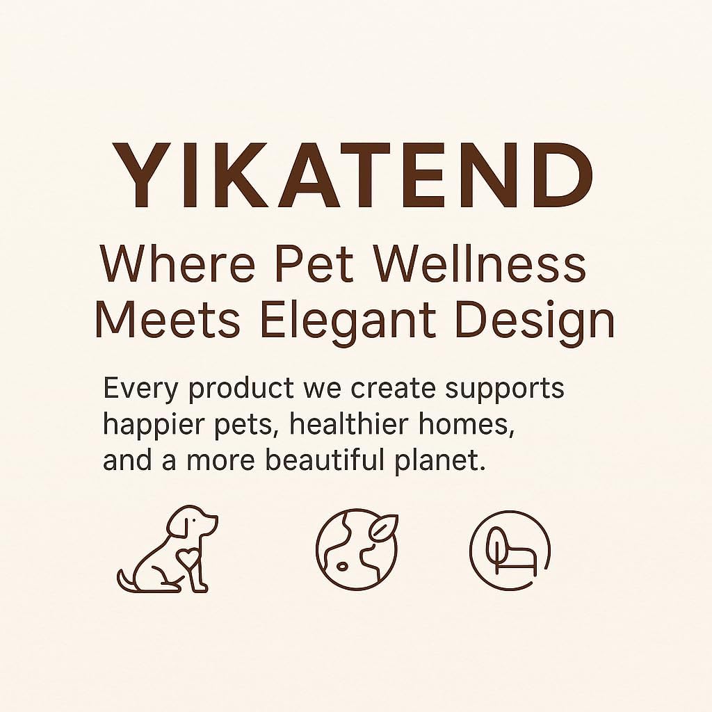 Elevated Cat and Dog Bowl Set – Dual Stainless Steel Bowls with Bamboo Animal-Shaped Stand, Raised Pet Feeder for Medium Dog Small Puppy and Cats to Reduce Neck Strain & Improve Digestion