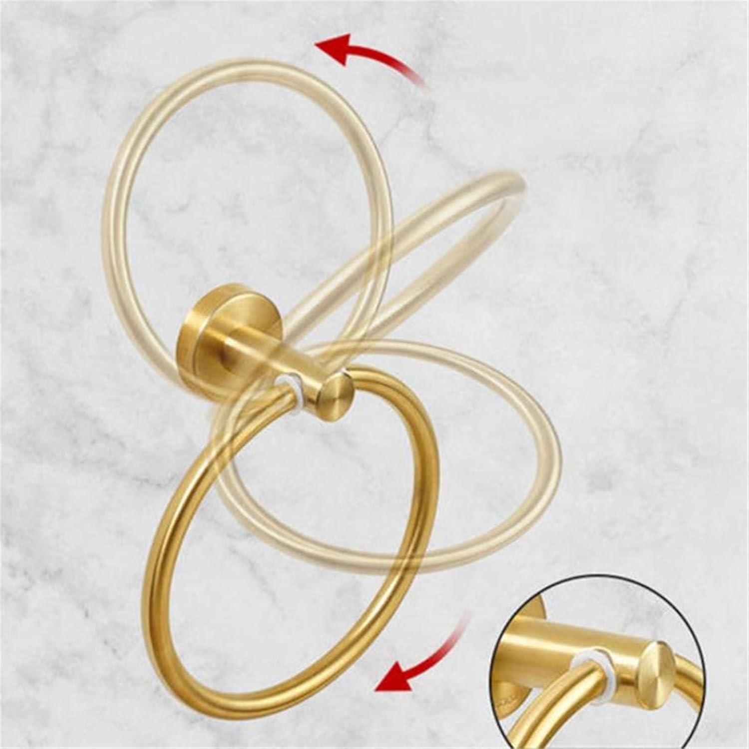 Towel Ring Towel Ring Kitchen Hanger Bathroom Round Hanging for Bath, Kitchen, Hotel