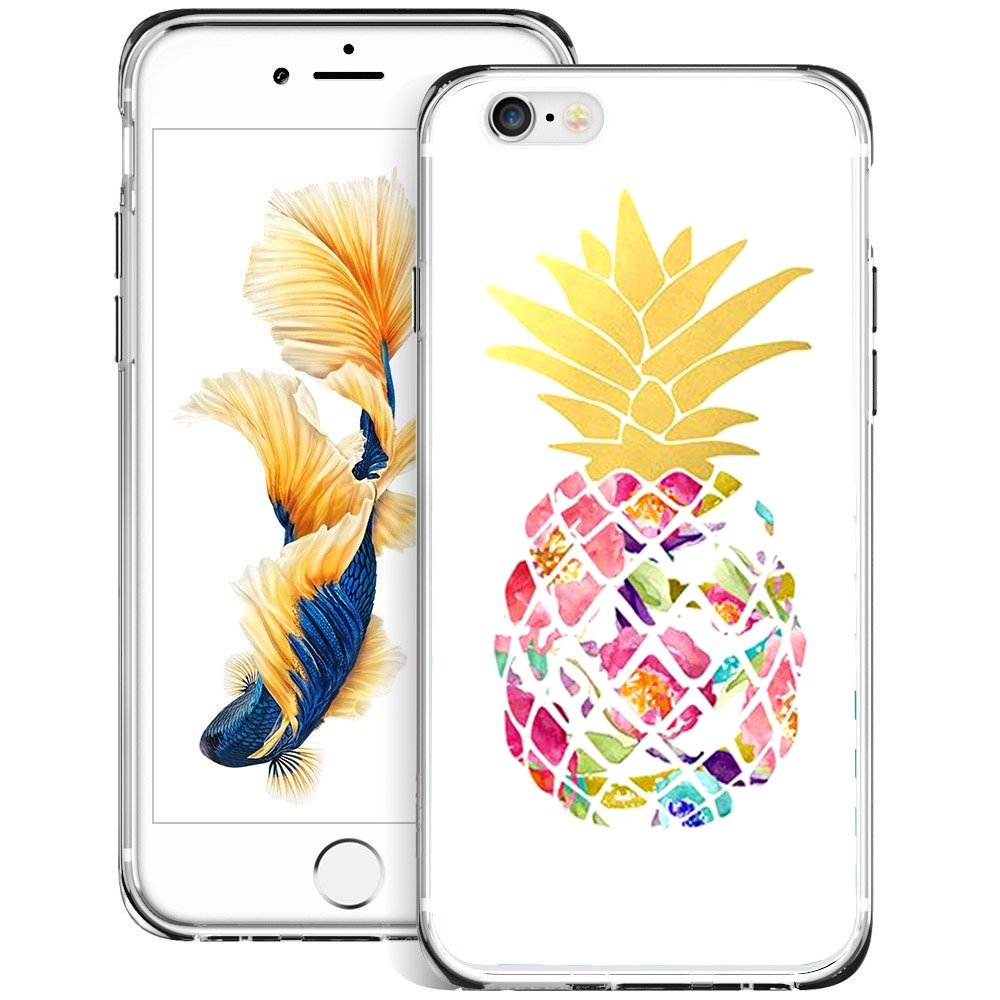 Blue Glitter Anchor iPhone 6s 6 Case Customized Design Anti-Scratch Flexible Shock Absorption Soft TPU Protective Phone Case for iPhone 6s 6-Clear iphone 6plus 6splus Multi-Colored