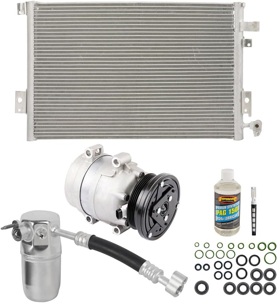 A/C Kit w/AC Compressor Condenser Drier For Chevy Camaro Z28 Z/28 SS Pontiac Firebird Trans Am 1997-2002 LS1 V8 - BuyAutoParts 60-89195CK New