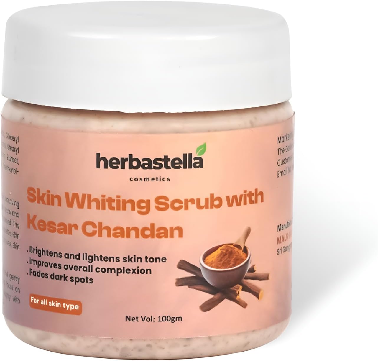 Skin whiting Scrub with Kesar chandan