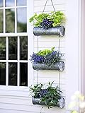Galvanized Triple Hanging Planter