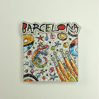 AOPNDTC Barcelona Decorative Wall Art, Colorful Mosaic Design with Sagra...