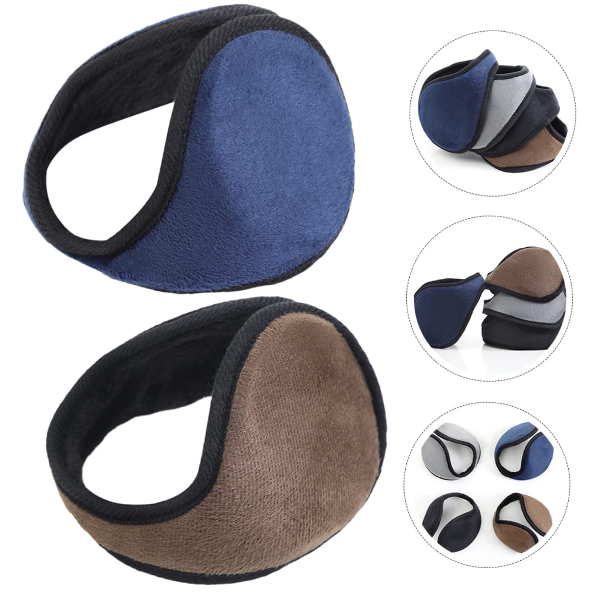 VALICLUD Orejeras De Lana Esponjosa Para El Invierno Protección Auditiva Para Mujeres Calentadores De Orejas Protectores Auditivos De Invierno Orejeras De Felpa Para Bebés