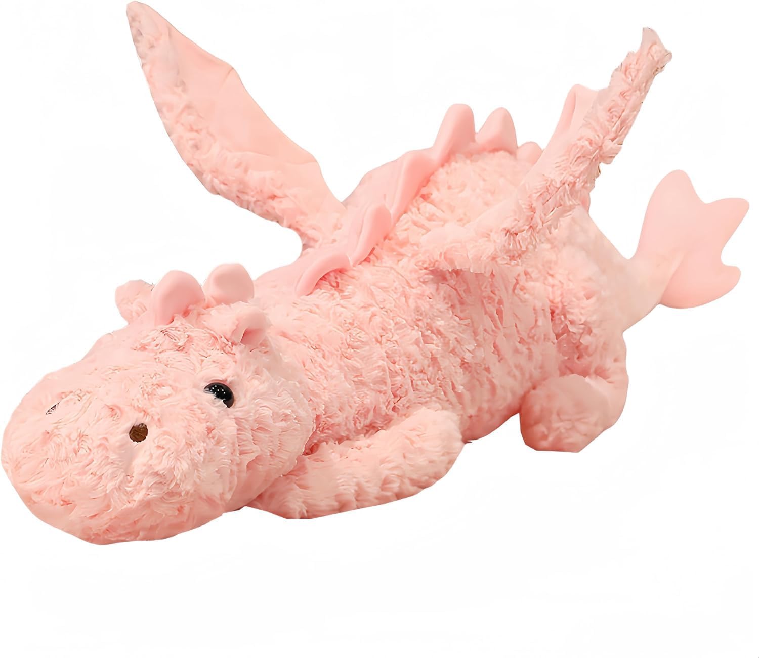 Lucky Dragon Plush Pillow,Soft Cute Flying Dragon Stuffed Animals-35.3inch Large Kawaii Dragon Animal Plushies Toy,Perfect Birthday Present for Adults and Children,Green