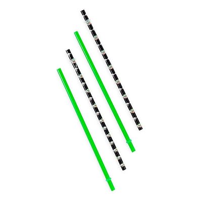 Silver Buffalo Friends Central Perk 4pc Reusable Plastic Straw Set,10 x 1.5 x .25