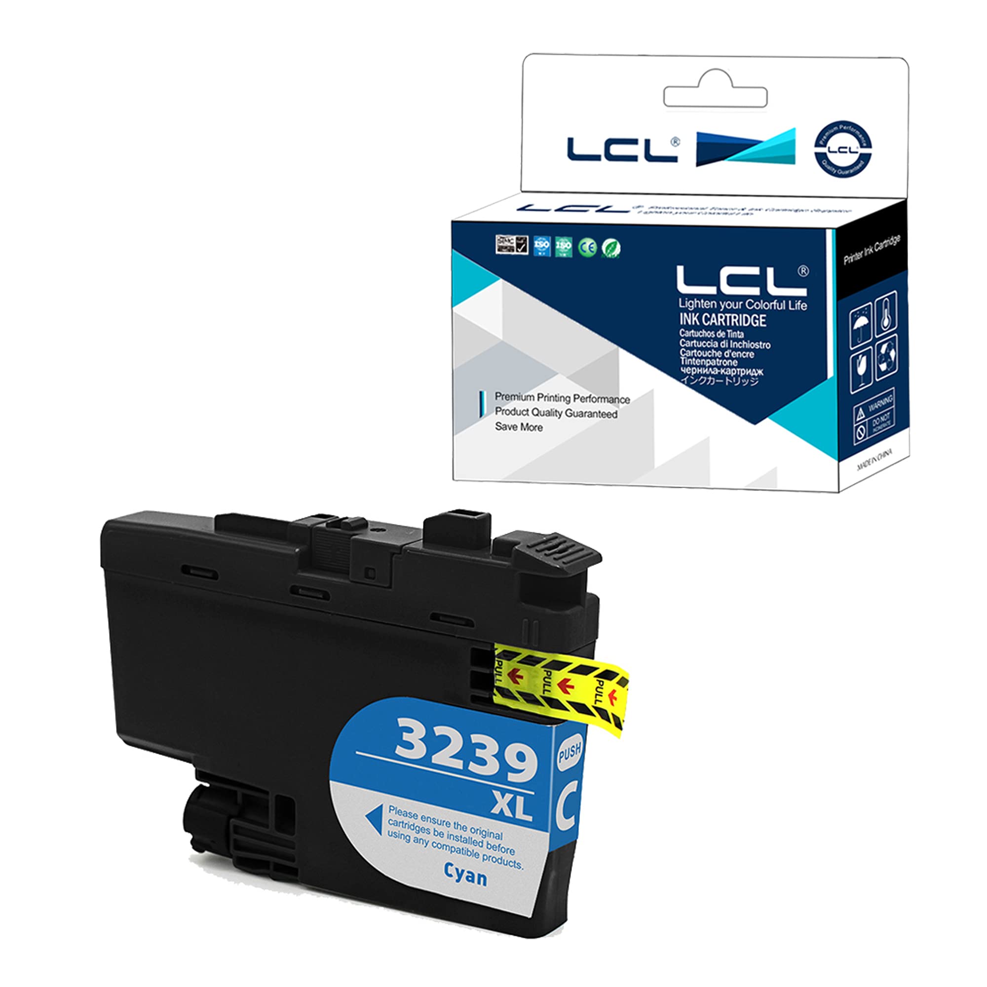 Tinta XL Alta Capacidad Cartuchos Tinta LCL LC-3239 XL 5 Pack | Compatible Brother | 2 Negro 1 Cian 1 Magenta 1 Amarillo Tinta Para Cartuchos