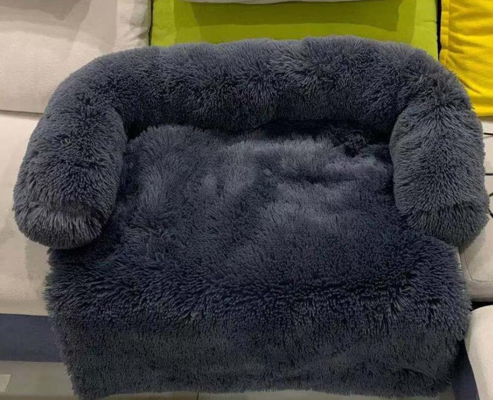 ANQI Lits Comfy pour Chien,Panier Chat Moelleux Dehoussable,Tapis antidérapant pour Chien,XL Coussin Chien Orthopedique,XXXLCanapé Moelleux pour Chien,Apaisant en Peluche Doux