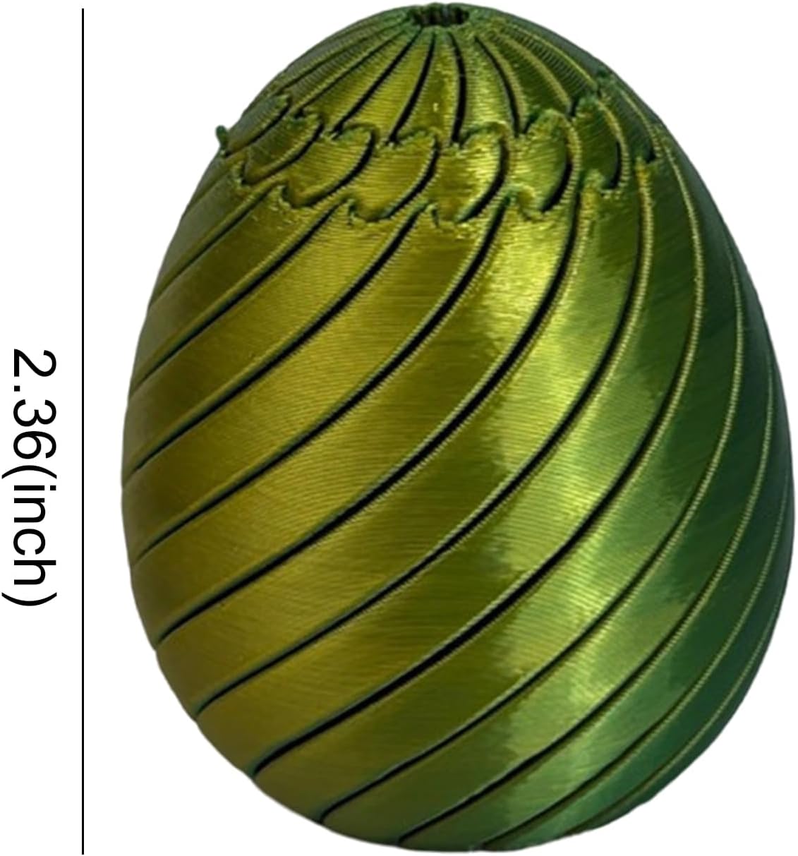 Twisty Fidget Egg, 3D Printed Slippery Egg Fidget,Smooth Rotating Stress Relief Egg Spinner,Rotating Fidget Puzzle Toy for Stress Relief, Colorful Desk Fidget Toy, Easter Party Favors