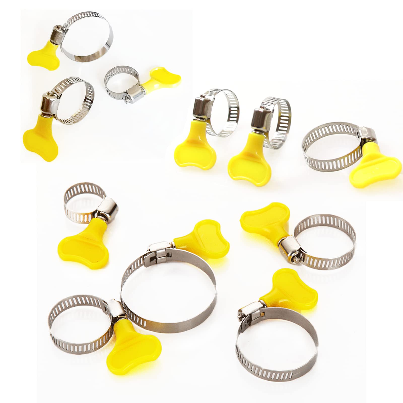 Hose Clamp Kit - 65 Pcs Stainless Steel Assortment -5 Hose Clamp Kit - 65 Pcs Stainless Steel Assortment -5