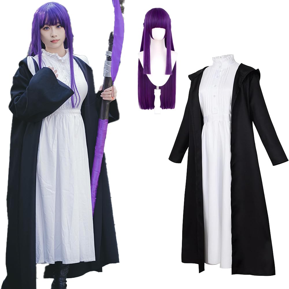 葬送のフリーレン 衣装 コスプレ ウィッグ フル セット 杖 フリーレン Amazon.co.jp: 葬送のフリーレン コスプレ フリーレン コスプレ
