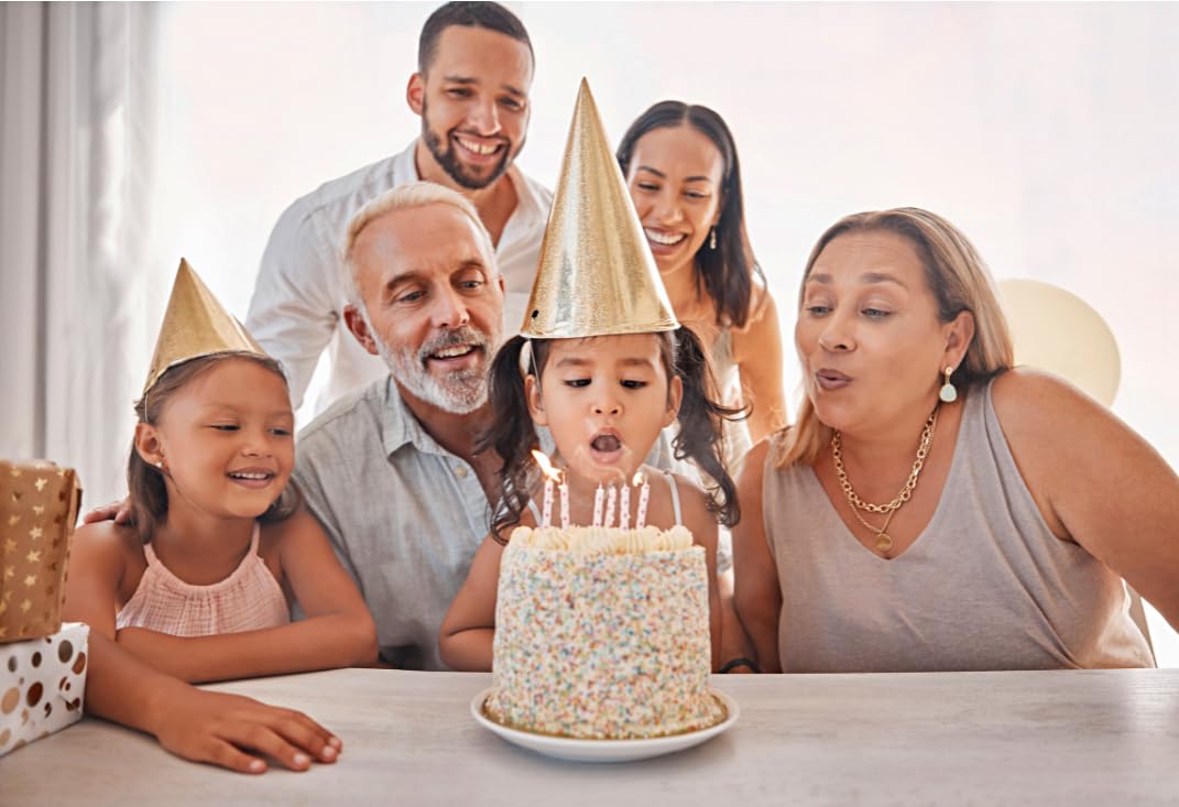 OBLEA o PAPEL DE AZÚCAR *PREMIUM* - Foto Comestible Personalizada para Tartas con Foto, Nombre y Edad - Calidad Fotográfica HD - Colores Vivos - Rectangular