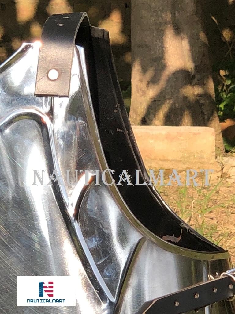 LARP Medieval Steel Armor Full Cuirass Breastplate and Back Plate LARP and Cosplay for Authentic Historical Reenactments Armor - Image 7