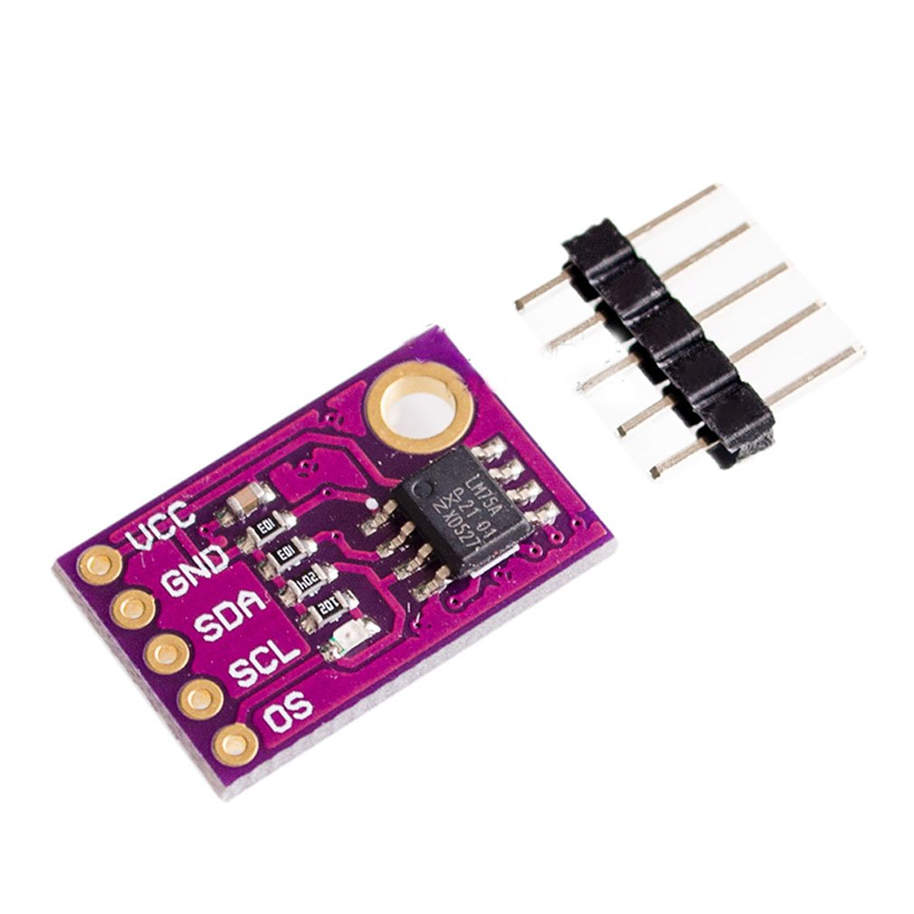Hailege 2 szt. LM75 LM75A Czujnik temperatury High Speed I2C interfejs o wysokiej dokładności rozwoju Board