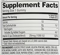 Vista 5 de 365 by Whole Foods Market, Gomitas de vitamina D3 para niños, 60