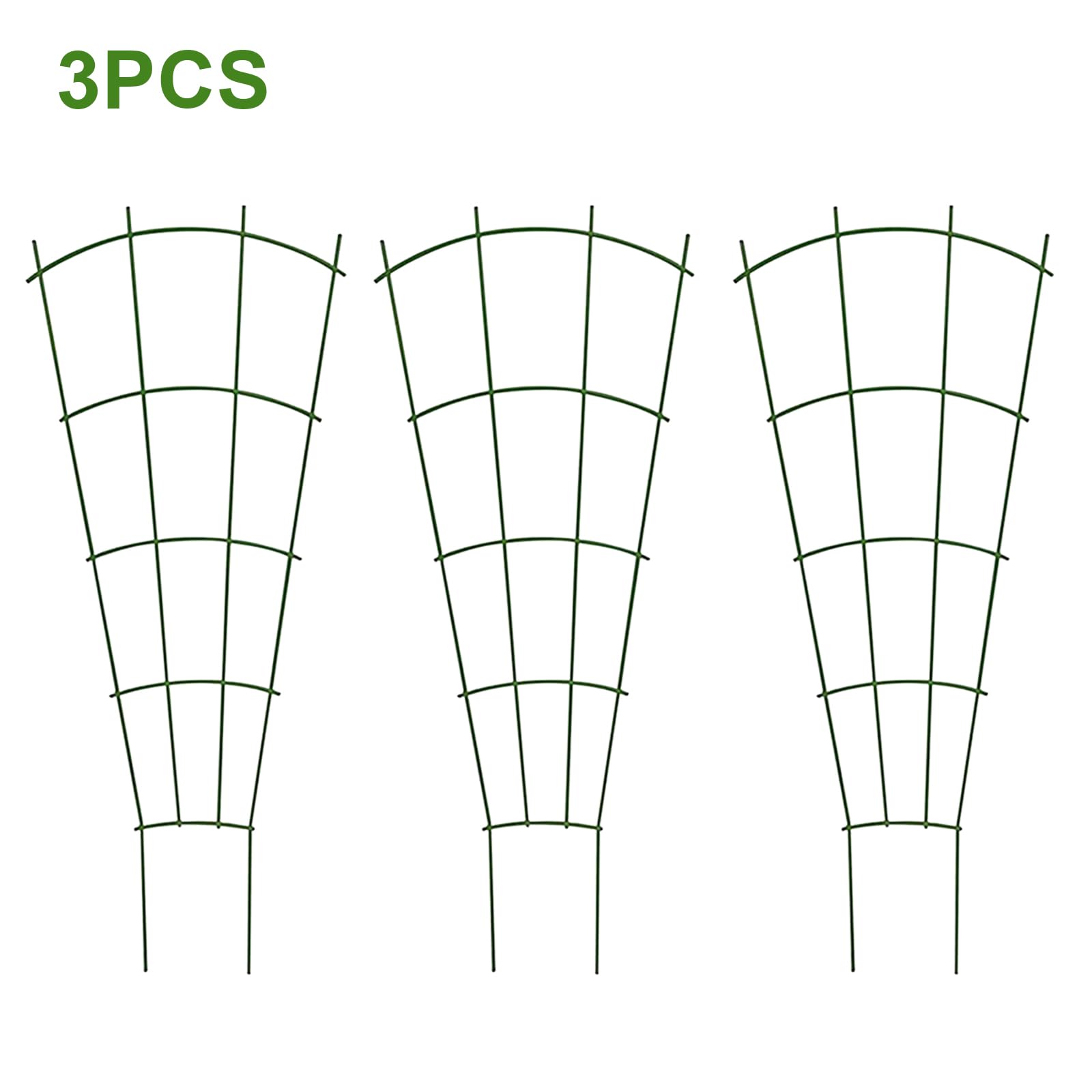 Supporto per rampicanti da giardino, traliccio per piante rampicanti per balcone giardino terrazza, supporto stabile per vaso, supporto per piante da giardino, griglia per piante per peonie, ortensie