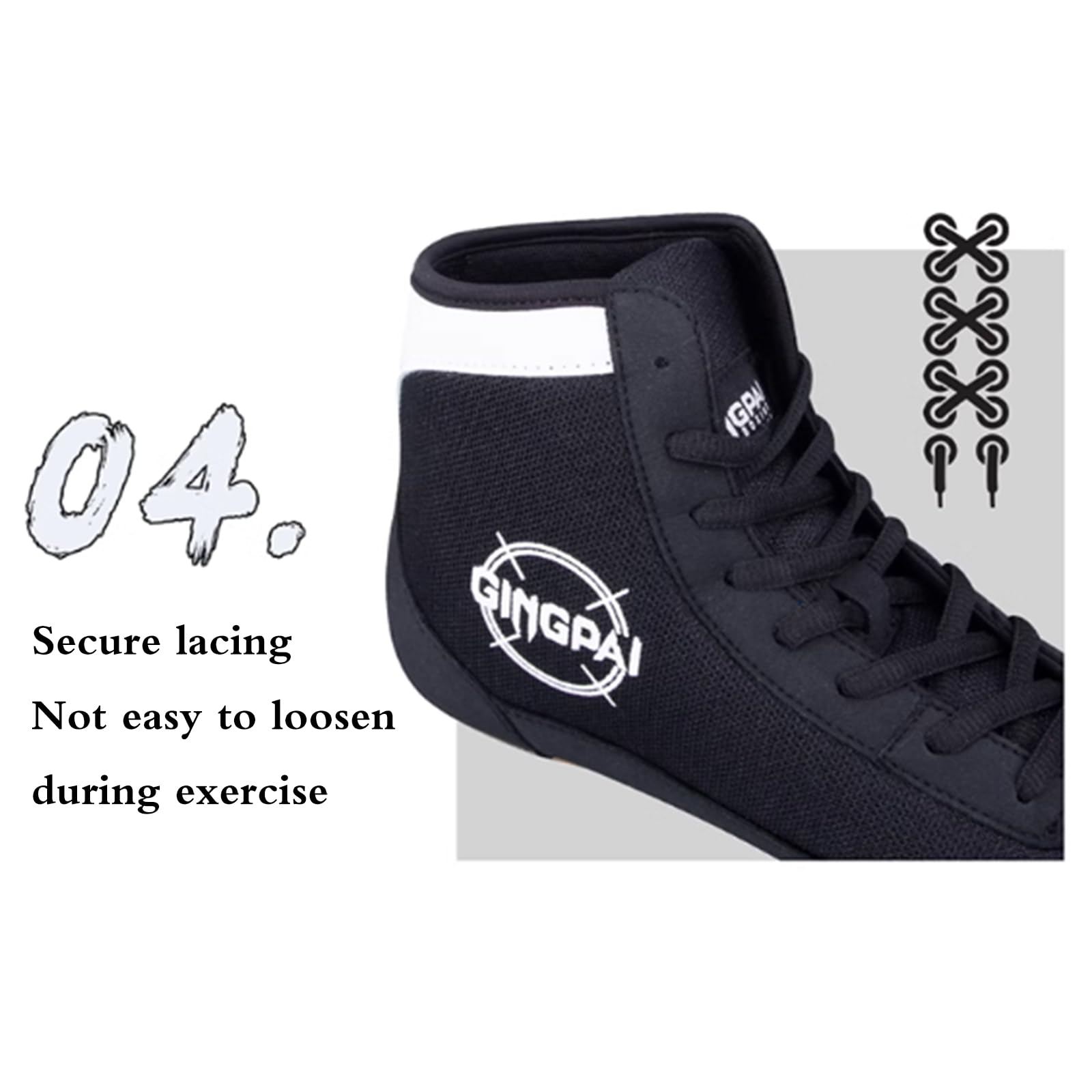 Zapatillas De Deporte De Boxeo,Mujeres Luchan Zapatos,Zapatos De Boxeo Juveniles,Zapatos De Lucha De NiñOs,Respirable Antideslizante,Ligero Antideslizante,Para Boxeo,Deportivo,Kung Fu,Taichi