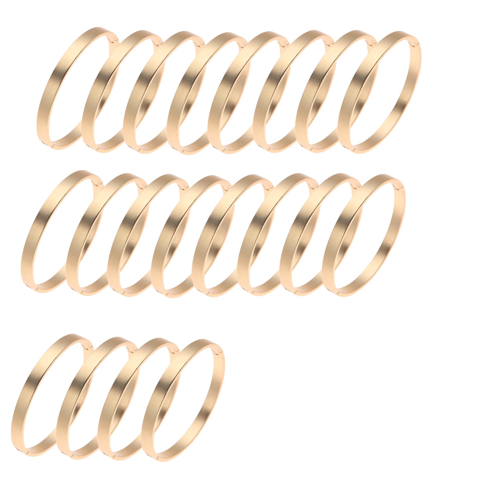 Anelli raccoglitori In metallo 20 pezzi for carte piccole, for libri for ufficio, scuola, casa, oro, raccoglitore ad anelli(4.2cm)