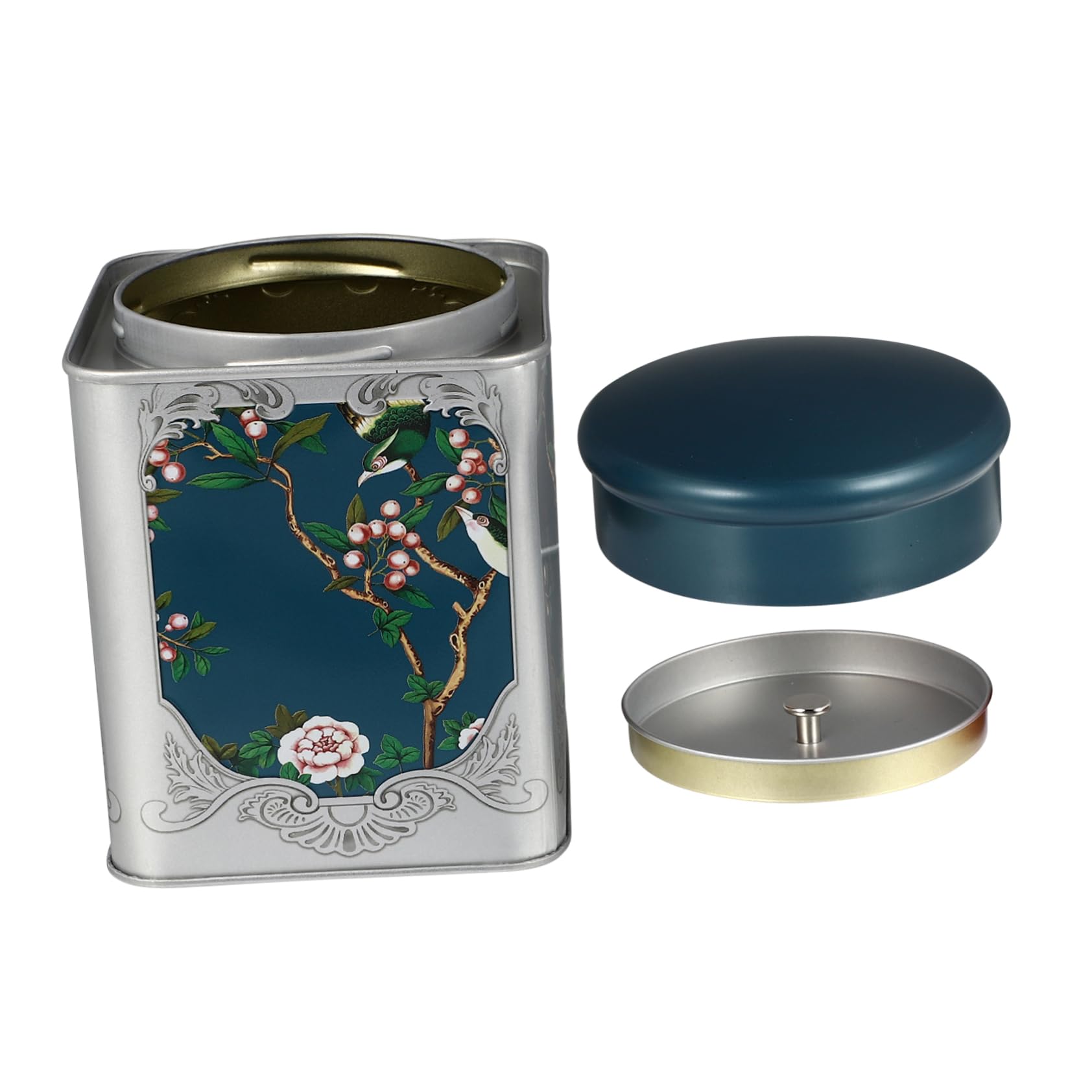 Amazon｜PAMINGONO 四角い茶筒 コーヒー缶の気密性 お茶の保存瓶  