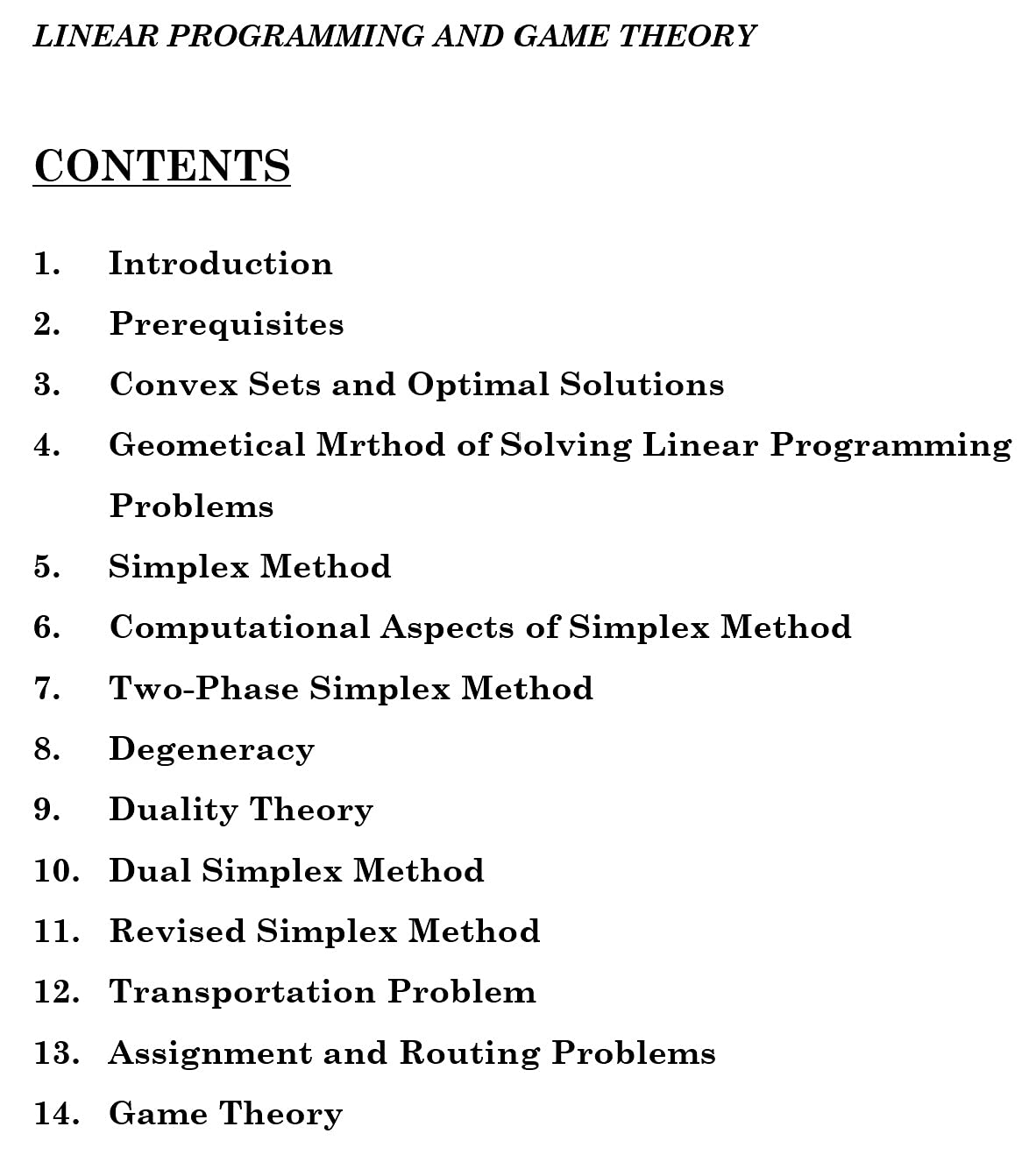 Linear Programming And Game Theory : D.C. Sanyal, K. Das: Amazon.in: Books