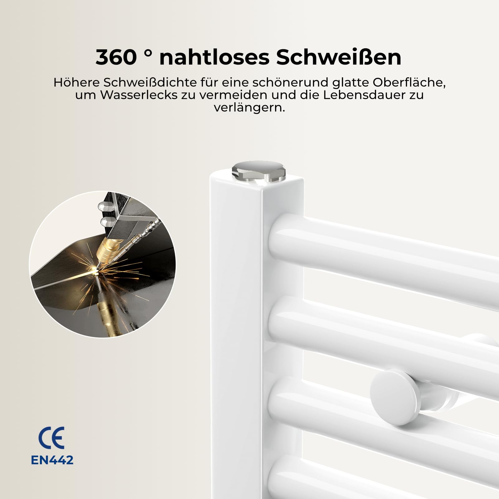 Heilmetz Badheizkörper Elektrisch mit Heizstab 600W Leistung 1200 x 600 mm Anthrazit Gerade Bad Heizkörper Handtuchwärmer Handtuchtrockner mit Thermostat Timer